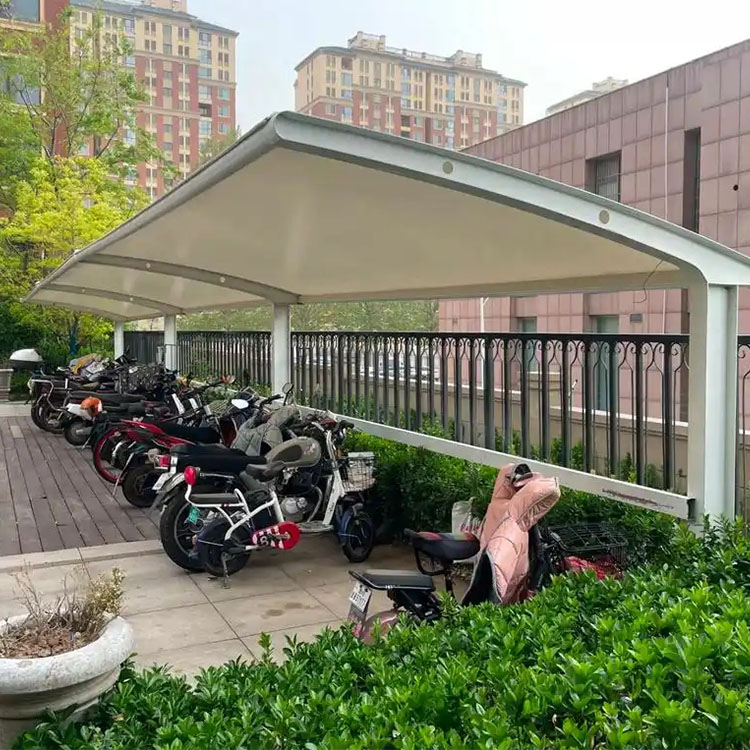 玛纳斯县膜结构电动车棚